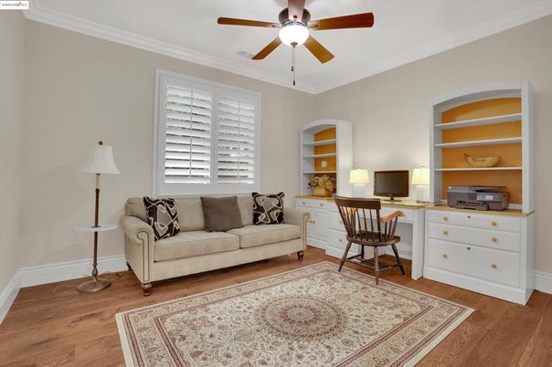 Home Office, Interior, Wood Texture Flooring