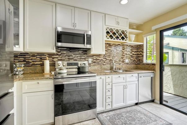 Interior, Kitchen, Recessed Lighting, Stainless Steel Appliances