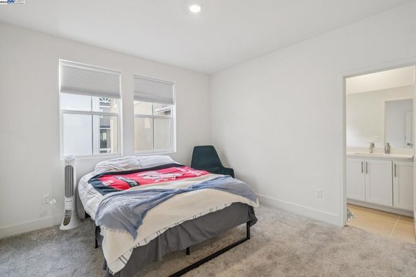 Bedroom, Interior, Recessed Lighting