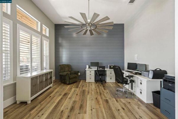 Home Office, Interior, Wood Texture Flooring