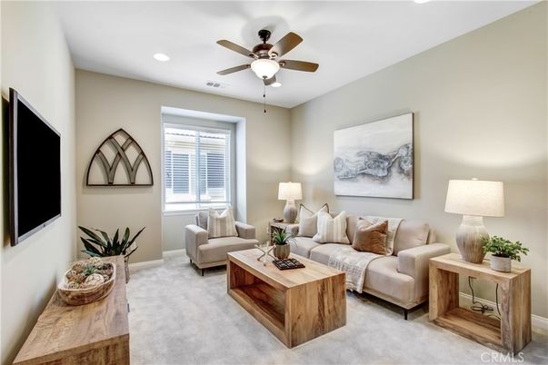 Interior, Living room, Recessed Lighting