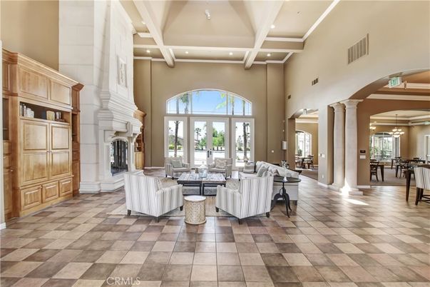 Fireplace, Interior, Living room, Recessed Lighting