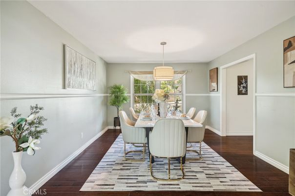Dining room, Interior, Wood Texture Flooring