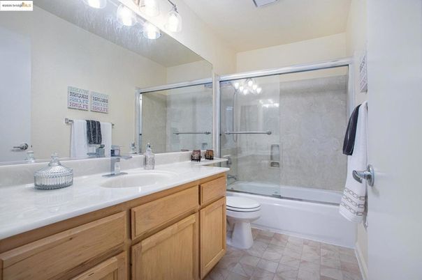 Bathroom, Dual Sink Vanities, Glass Shower, Interior