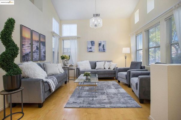 Interior, Living room, Pendant Lights, Wood Texture Flooring