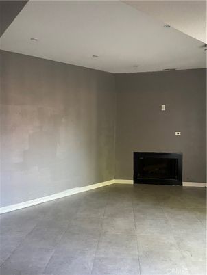 Empty room, Fireplace, Interior