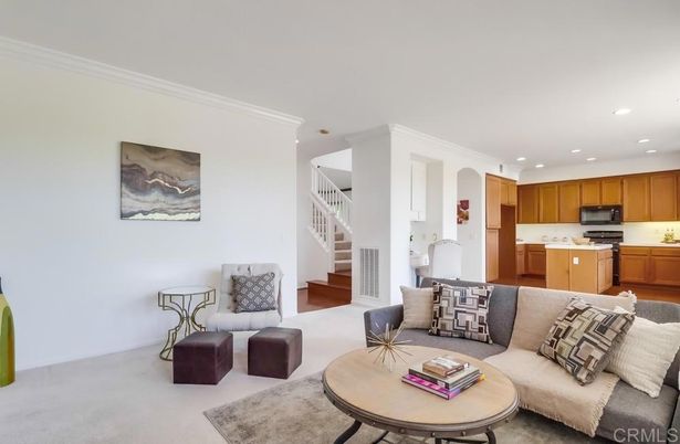 Interior, Kitchen, Living room, Recessed Lighting