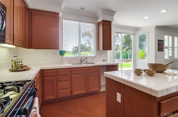Interior, Kitchen, Recessed Lighting, Tile Countertops