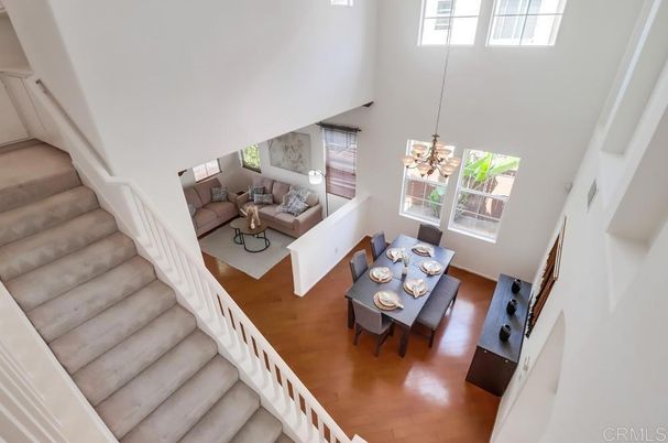 Dining room, Interior, Living room, Pendant Lights, Wood Texture Flooring