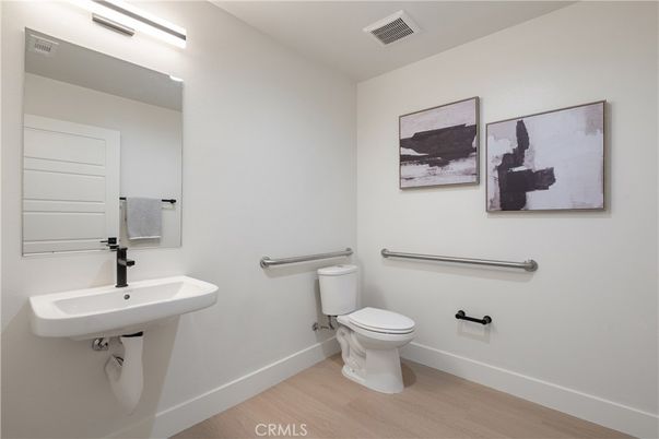 Bathroom, Interior, Wood Texture Flooring