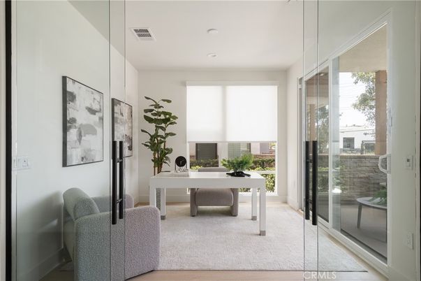 Home Office, Interior, Recessed Lighting