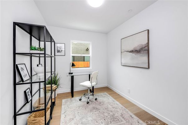 Home Office, Interior, Wood Texture Flooring