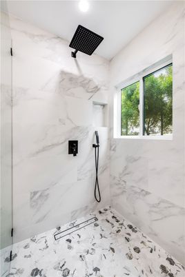 Bathroom, Interior, Marble Walls