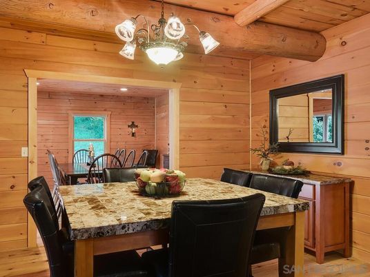 Chandelier, Dining room, Interior, Wooden Beams, Wooden Ceilings, Wood Texture Flooring, Wooden Walls
