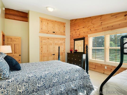 Bedroom, Interior, Wooden Walls