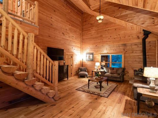 Interior, Living room, Pendant Lights, Wooden Beams, Wooden Ceilings, Wood Texture Flooring, Wooden Walls