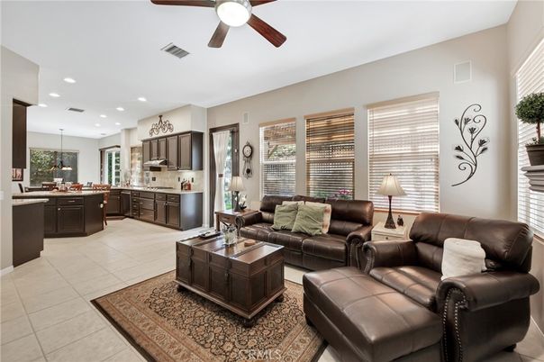 Dining room, Interior, Kitchen, Living room, Pendant Lights, Recessed Lighting, Stainless Steel Appliances