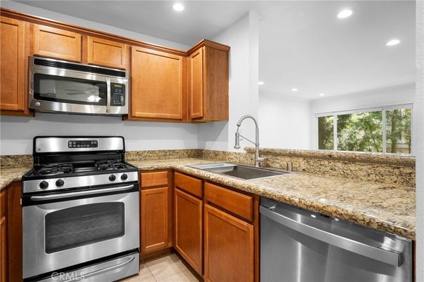Interior, Kitchen, Recessed Lighting, Stainless Steel Appliances