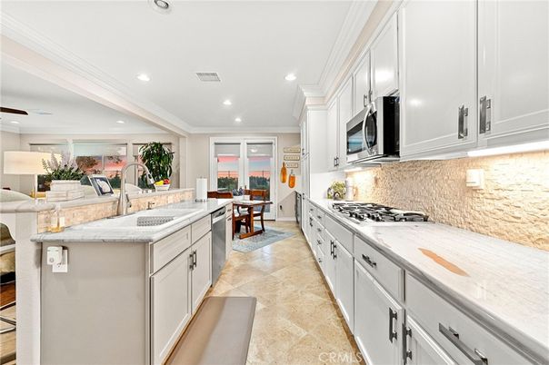 Interior, Kitchen, Recessed Lighting, Stainless Steel Appliances