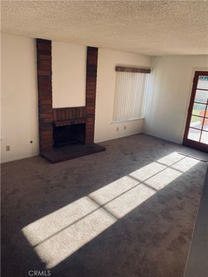 Empty room, Fireplace, Interior