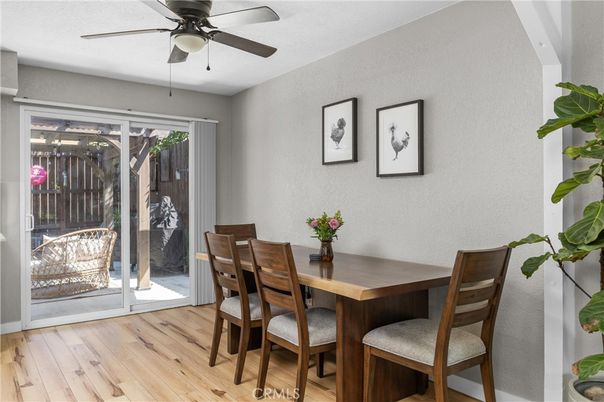 Dining room, Interior, Wood Texture Flooring