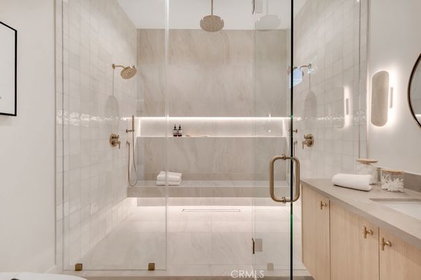 Bathroom, Glass Shower, Interior