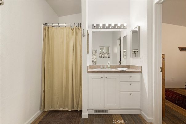 Bathroom, Interior, Wood Texture Flooring
