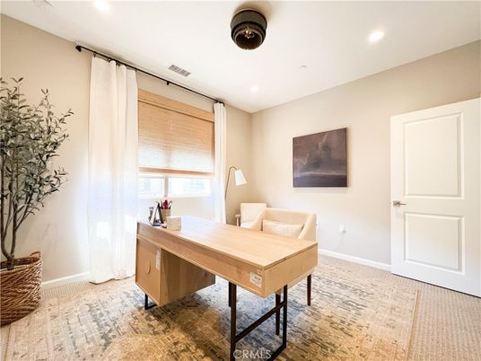 Home Office, Interior, Recessed Lighting