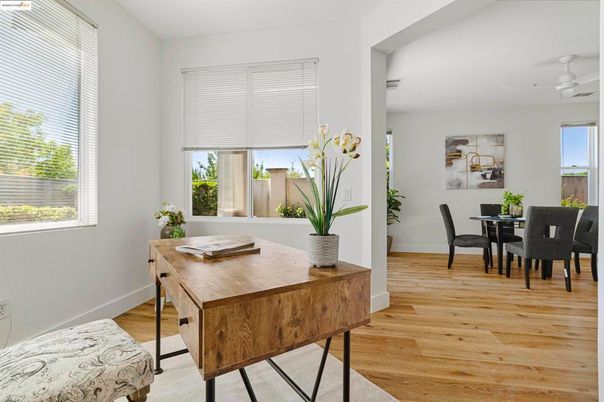 Home Office, Interior, Wood Texture Flooring