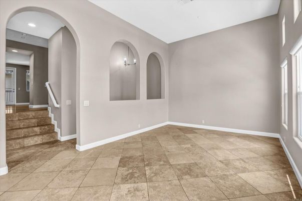 Empty room, Interior, Recessed Lighting