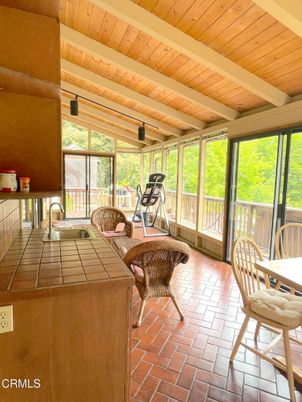 Interior, Sun Room, Wooden Ceilings