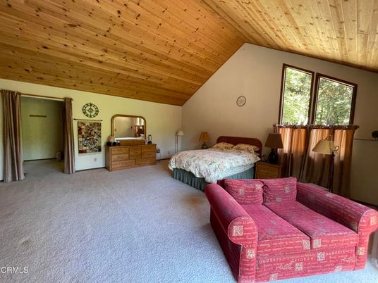 Bedroom, Interior, Wooden Ceilings