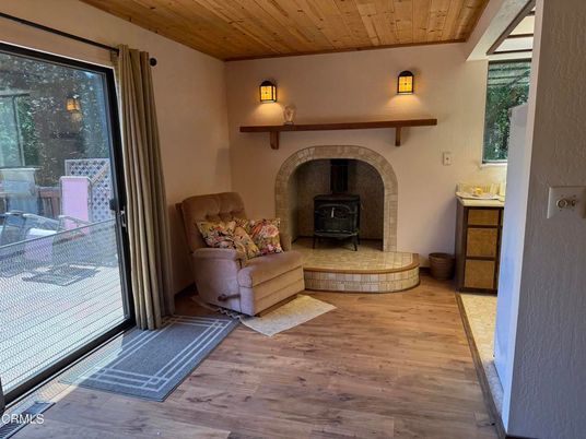 Fireplace, Interior, Wooden Ceilings, Wood Texture Flooring