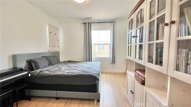 Bedroom, Interior, Wood Texture Flooring