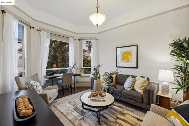 Home Office, Interior, Living room, Pendant Lights, Wood Texture Flooring