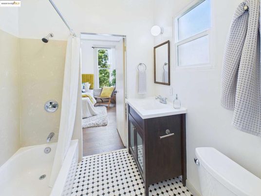 Bathroom, Interior, Wood Texture Flooring