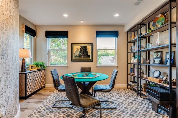 Game Room, Interior, Recessed Lighting, Wood Texture Flooring