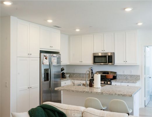 Interior, Kitchen, Recessed Lighting, Stainless Steel Appliances