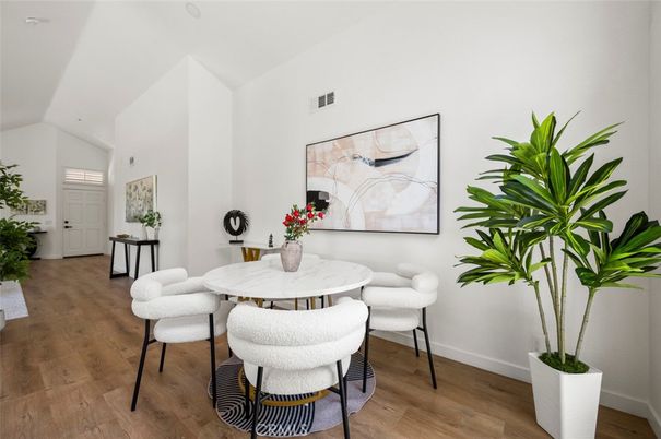 Dining room, Interior, Wood Texture Flooring