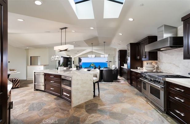 Dining room, Interior, Kitchen, Living room, Pendant Lights, Recessed Lighting, Stainless Steel Appliances, Water