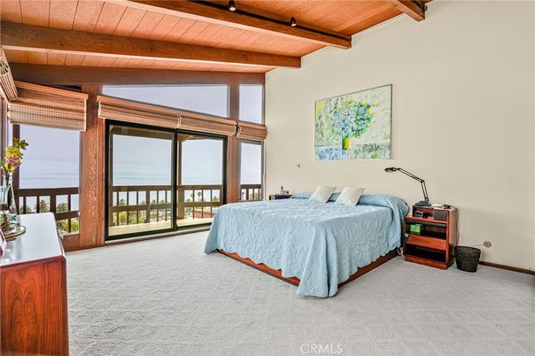 Bedroom, Interior, Water, Wooden Beams, Wooden Ceilings