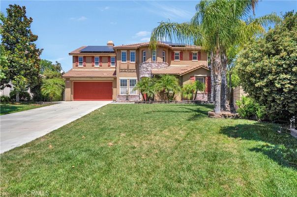 Attached, Backyard, Exterior, Facade, Solar Panels, Mediterranean