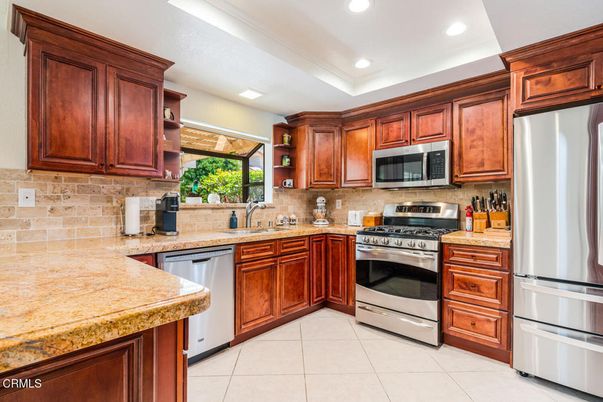 Interior, Kitchen, Recessed Lighting, Stainless Steel Appliances