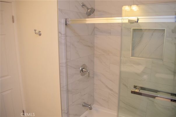 Bathroom, Glass Shower, Interior, Marble Walls