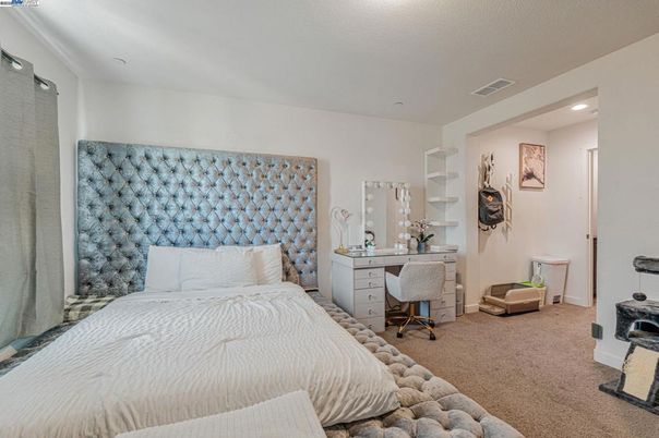 Bedroom, Home Office, Interior, Recessed Lighting