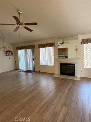 Empty room, Fireplace, Interior, Wood Texture Flooring