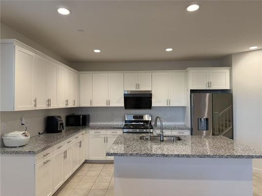 Interior, Kitchen, Recessed Lighting, Stainless Steel Appliances