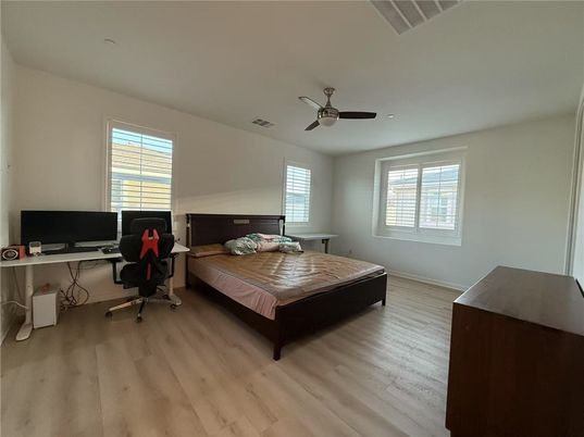 Bedroom, Home Office, Interior, Wood Texture Flooring