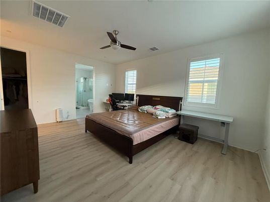 Bedroom, Interior, Wood Texture Flooring