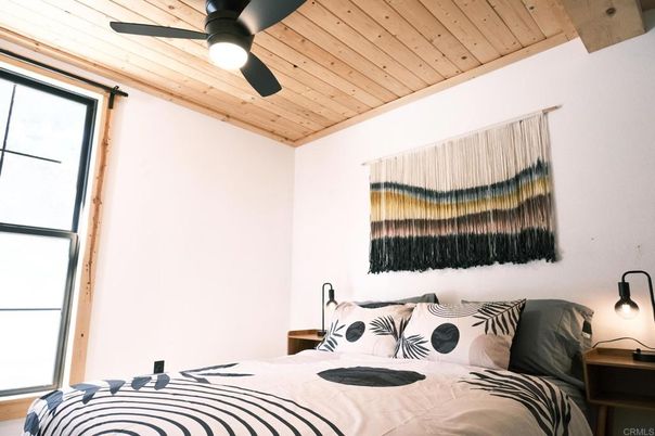Bedroom, Interior, Wooden Ceilings